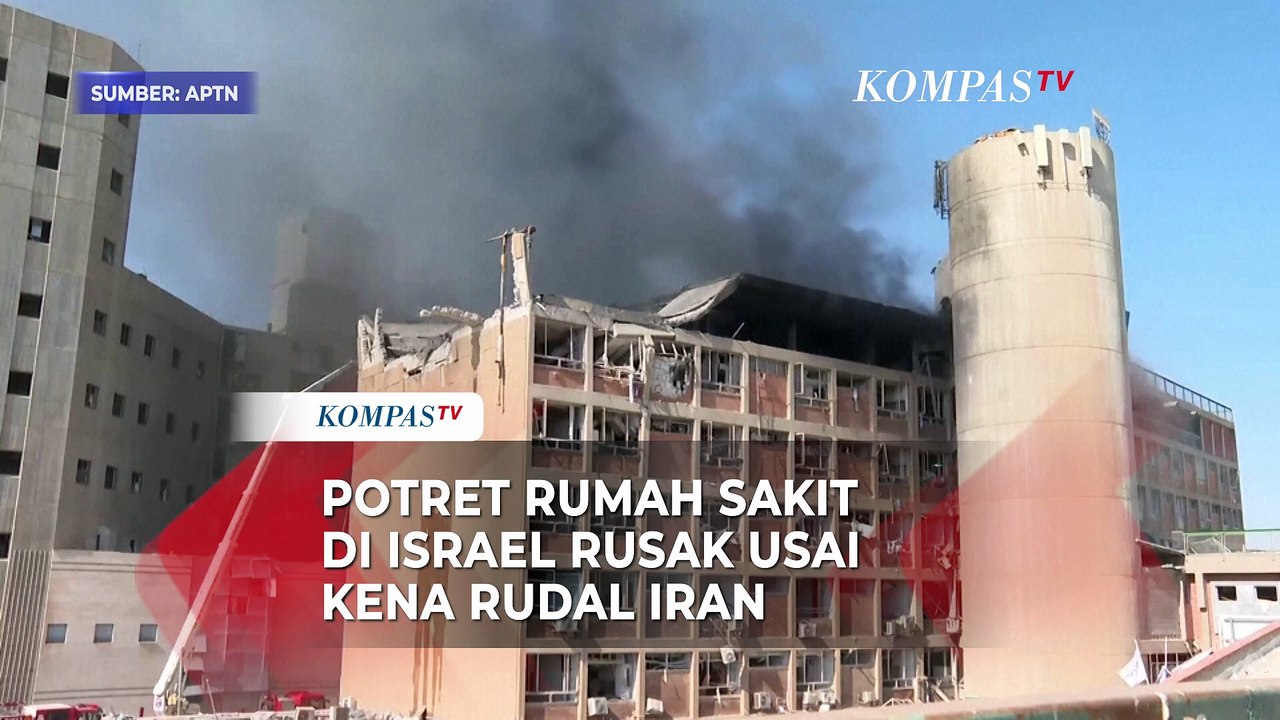 Potret Rumas Sakit di Israel Rusak usai Kena Rudal Iran