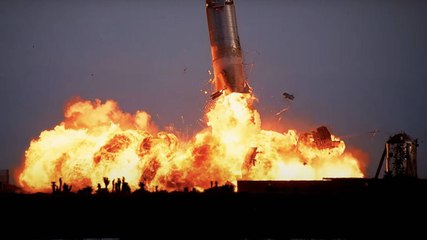 Nave de Elon Musk explota tras prueba fallida y desata una enorme bola de fuego (+Video)