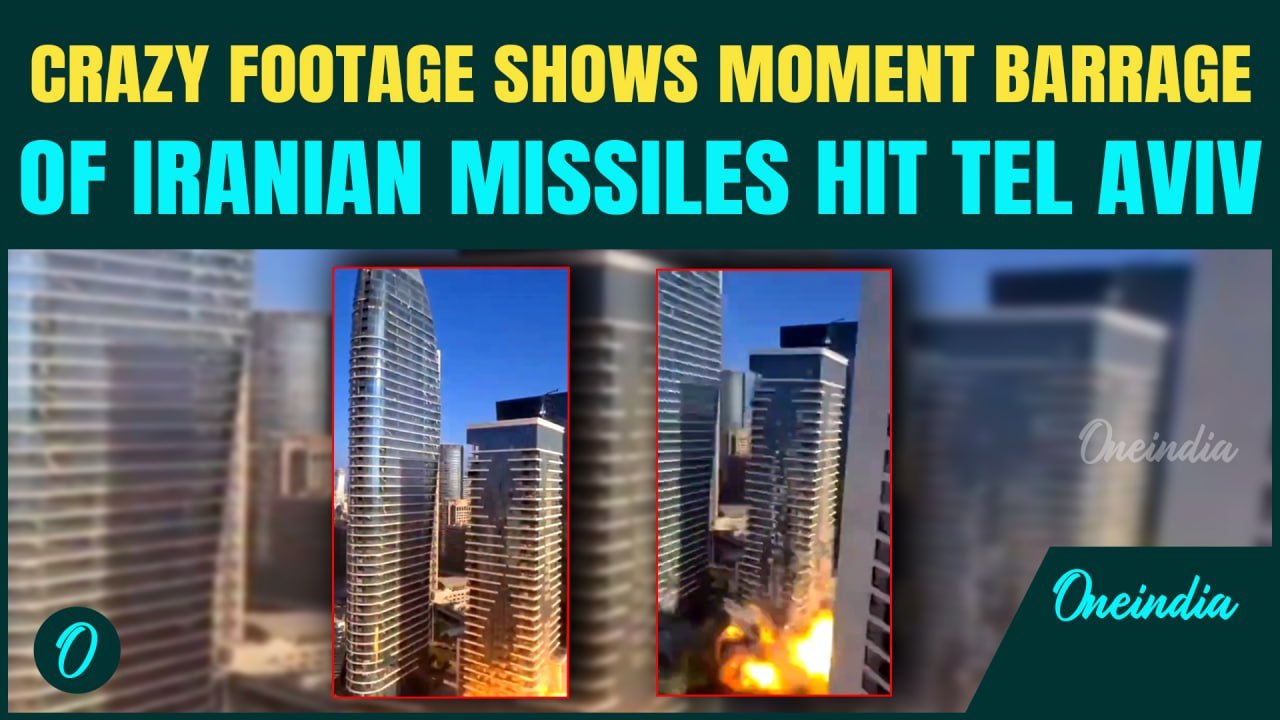 Iran Attack MOST SHOCKING Video: Iranian Missiles Smash Into Israeli Residential Towers, Hospitals