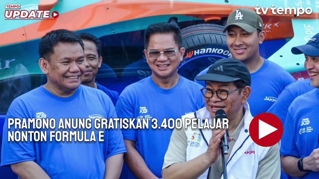 Gubernur Jakarta Pramono Anung Gratiskan 3.400 Pelajar Nonton Formula E