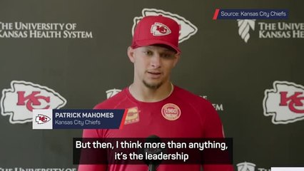 Kelce's leadership is 'more important than anything' - Mahomes