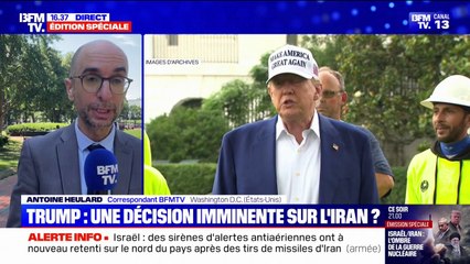 Guerre Iran/Israël: Donald Trump évalue ses options à Washington