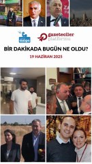 Bir dakikada bugün ne oldu?