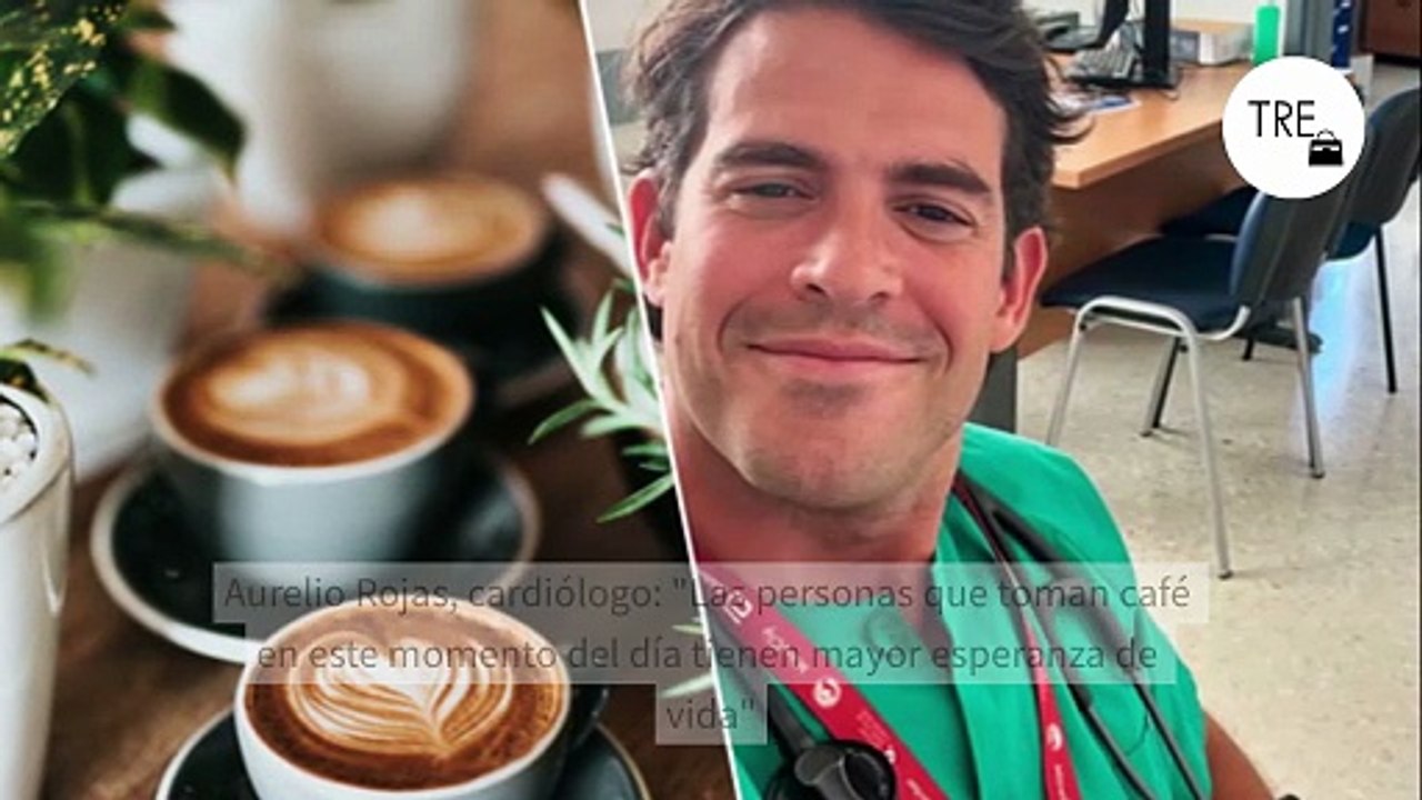 Aurelio Rojas, cardiólogo: "Las personas que toman café en este momento del día tienen mayor esperanza de vida y son menos propensas a infartos"
