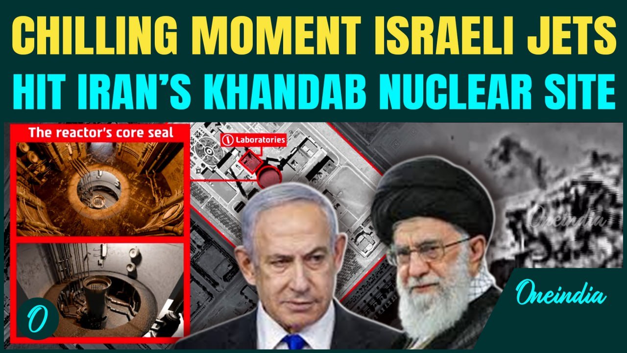 VIDEO: 40 Israeli Jets Pound Iran’s Khandab Nuclear Site, Natanz After Iran’s Deadly Sejjil Attack