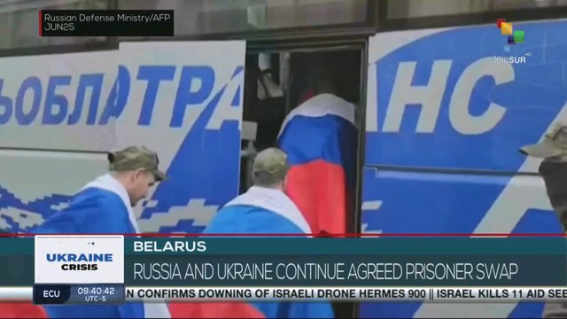 Russia and Ukraine continue agreed prisoner swap