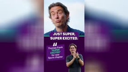 Frank ‘super excited’ to join ‘massive’ Tottenham