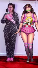 NEZUKO 2D VS 3D 🌸 #cosplay