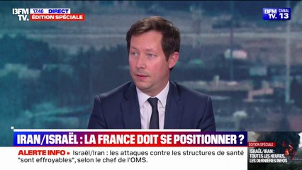 Conflit Iran/Israël: "Le régime iranien menace nos pays", réagit  François-Xavier Bellamy (LR)