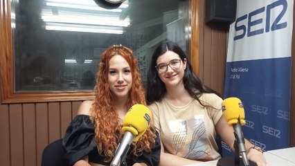María Belén y Angela, del Trío Delta en Radio Villena
