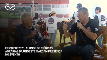 Feicorte 2025: alunos de ciências agrárias da Unoeste marcam presença no evento