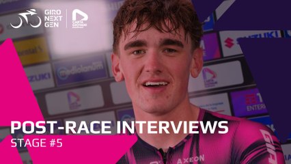 Giro Next Gen 2025 | Stage 5: Post-race interviews