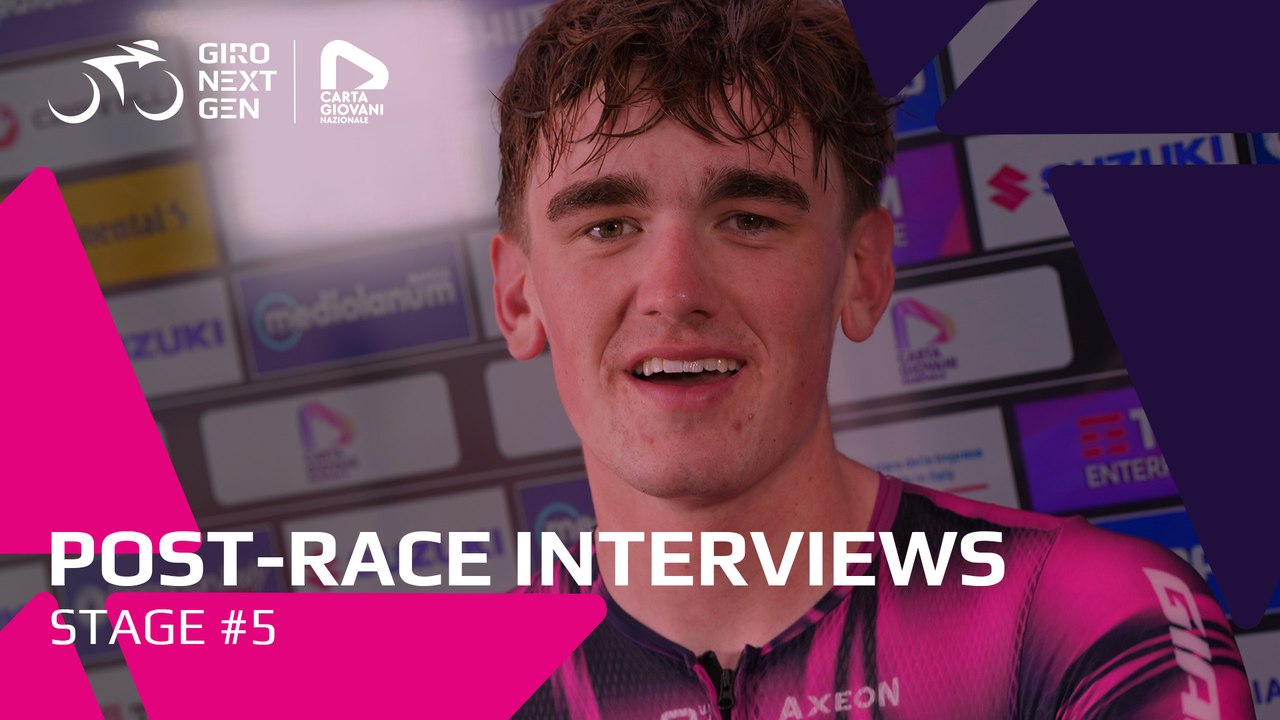 Giro Next Gen 2025 | Stage 5: Post-race interviews