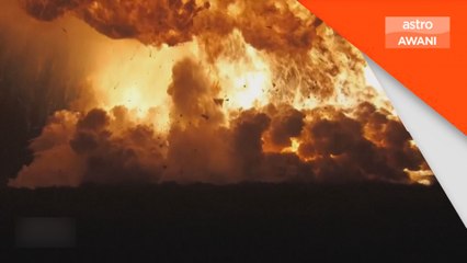 Roket SpaceX meletup ketika ujian di Texas