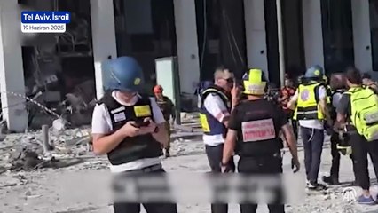 İran'ın 20'den fazla füzeyle yaptığı misillemede Tel Aviv çevresinde isabetler olduğu bildirildi