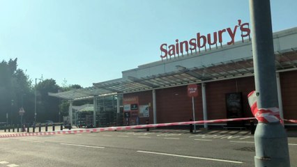 Supermarket in Telford town centre evacuated after suspected gas leak - police on the scene