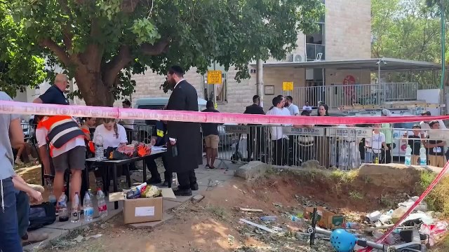 Devastación en Bnei Brak tras el impacto de un misil iraní