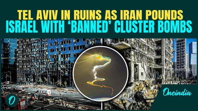 Iran’s Cluster Bomb Warheads Reduce Israel's Tel Aviv to Rubble; Terrifying Video Shows Devastation