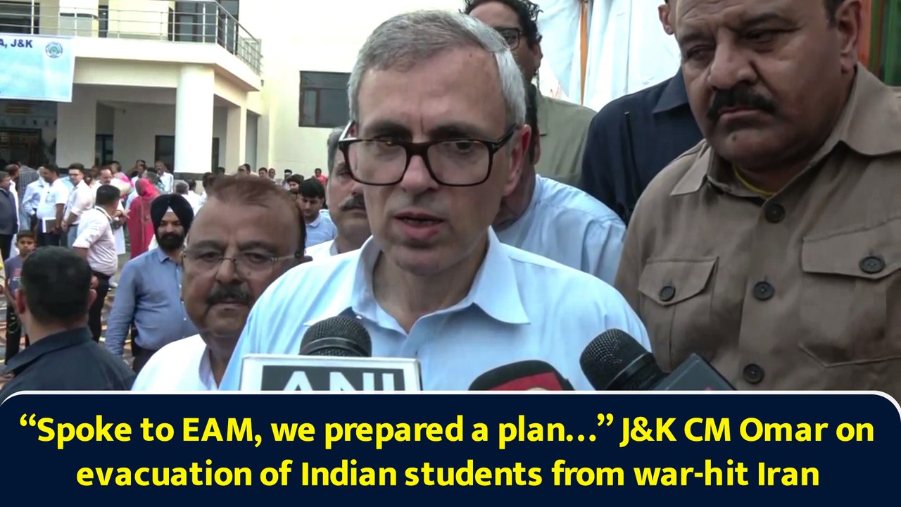 “Spoke to EAM, we prepared a plan…” J&K CM Omar on evacuation of Indian students from war-hit Iran