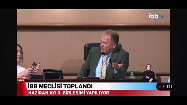 AKP'li üye konuştu İBB meclisi birbirine girdi