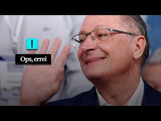 Alckmin troca os nomes mais uma vez