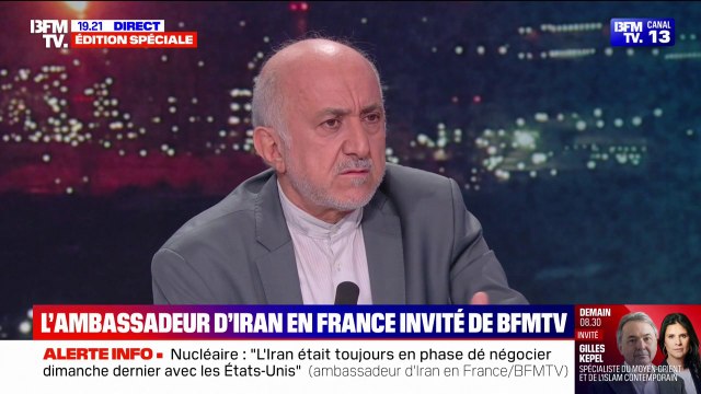Conflit Israël/Iran: L'Iran n'a jamais souhaité la destruction d'un pays , déclare Mohammad Amin Nejad, ambassadeur d’Iran en France
