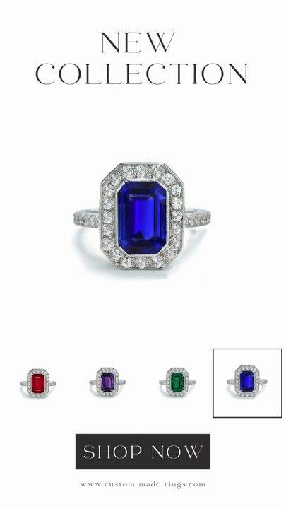 1208 custom made vintage inspired emerald and diamond floral halo engagement rings