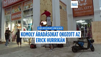 Komoly áradásokat okozott Délnyugat-Mexikóban az Erick hurrikán