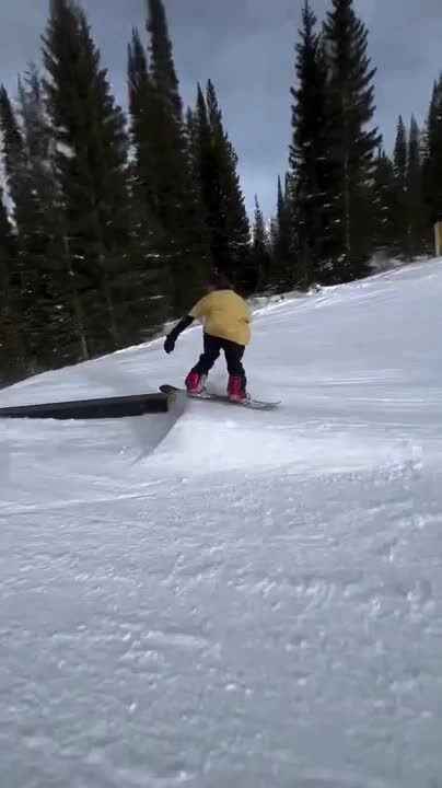 Man Nails Snowboarding Trick Off Rail