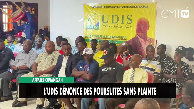 [#Reportage] Affaire Opiangah : l’UDIS dénonce des poursuites sans plainte