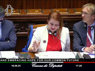 Roma - Second Parliamentary Conference on Interfaith Dialogue (High level panel) - French. (19.06.25)