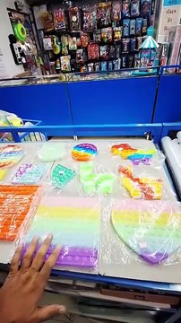 Big Rainbow Pop Push Pop Fidget Toy