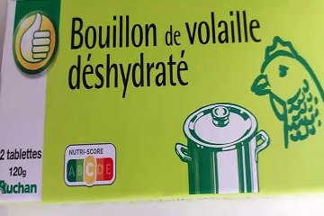 POUCE Bouillon de volaille déshydraté 12 tablettes 120g