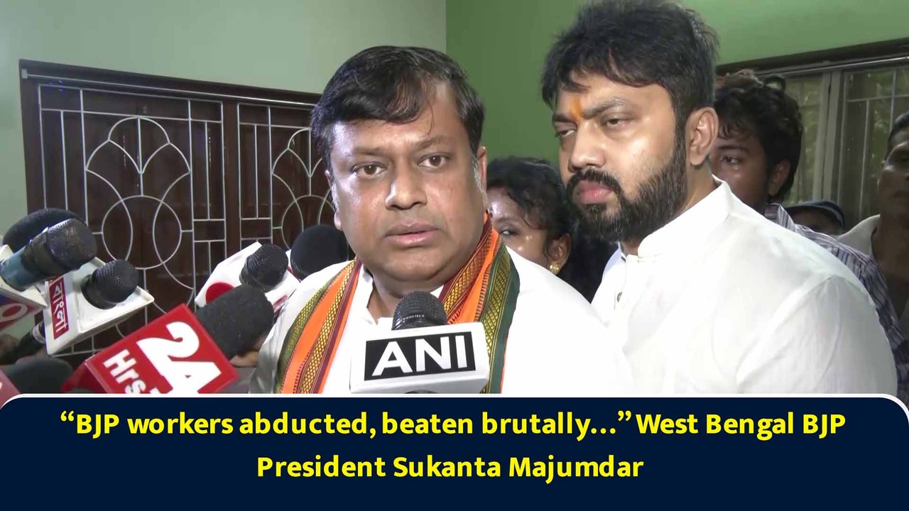 “BJP workers abducted, beaten brutally…” West Bengal BJP President Sukanta Majumdar