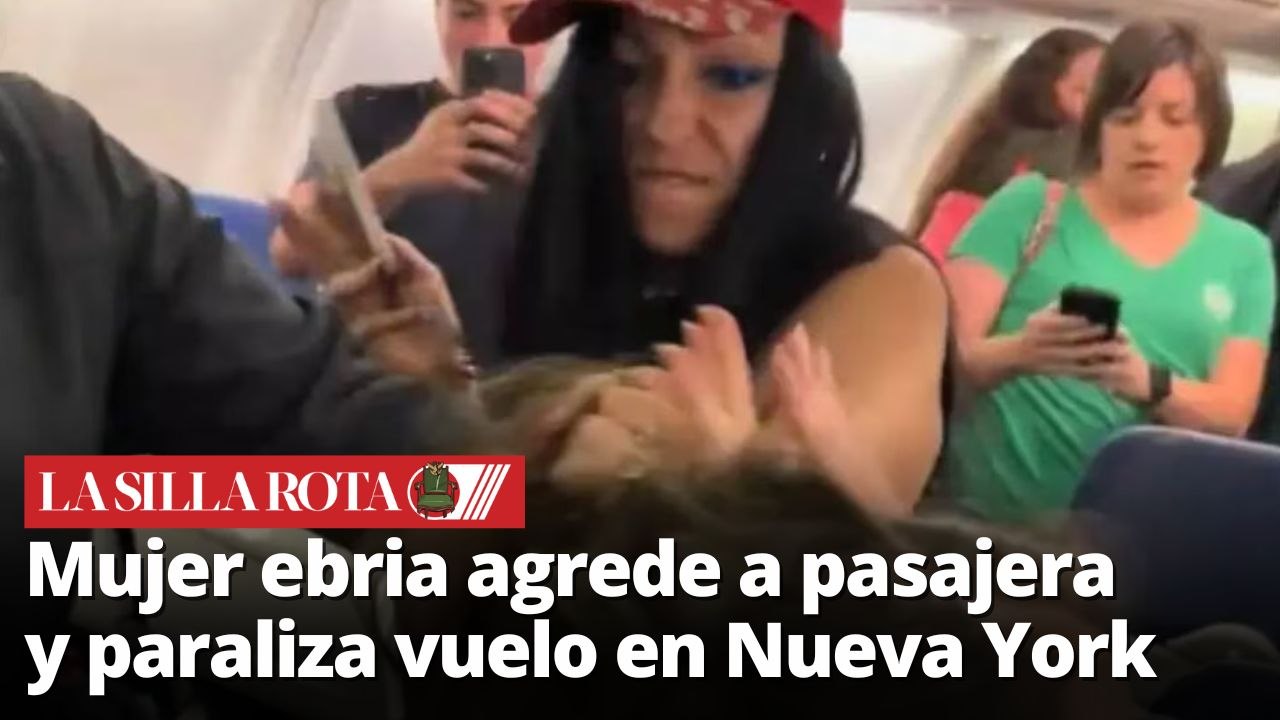 Pasajera ebria causa caos en vuelo y termina arrestada