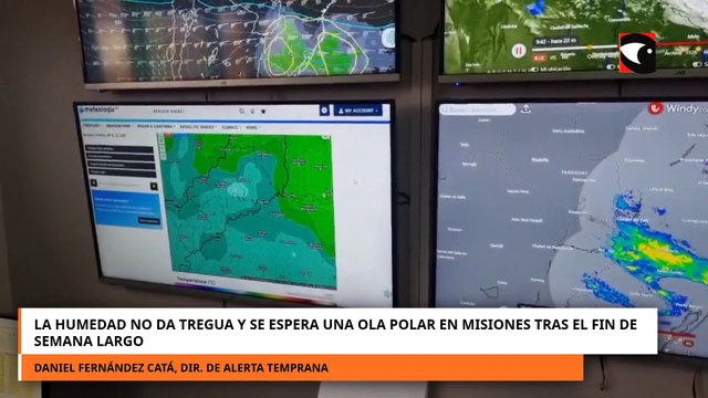 La humedad no da tregua y se espera una ola polar en Misiones tras el fin de semana largo