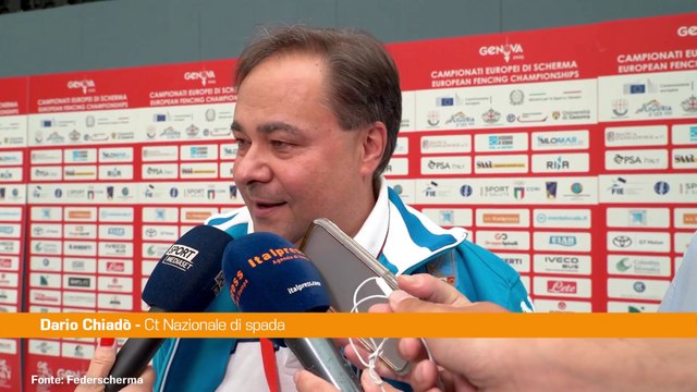 Europei scherma,Chiadò Giornata non semplice,gestito bene la squadra