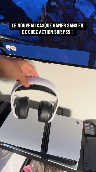Le nouveau casque GAMING sans fil action sur la ps5