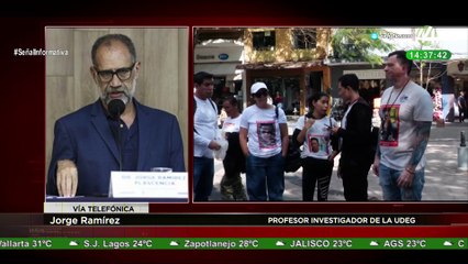 Jorge Ramírez habla sobre desaparición de jóvenes en Jalisco