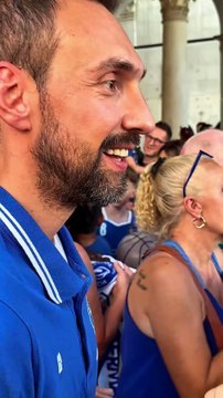 Brescia - Belle emozioni poco fa in piazza Loggia (19.06.25)