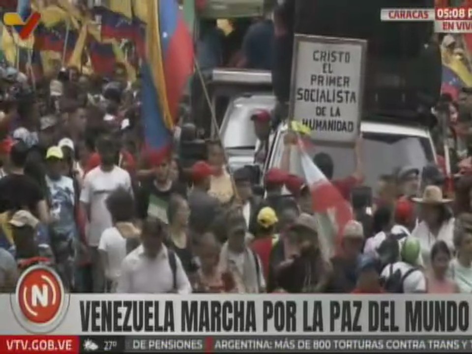 Venezolanos condenan los ataques del régimen sionista de Israel contra el pueblo de Irán