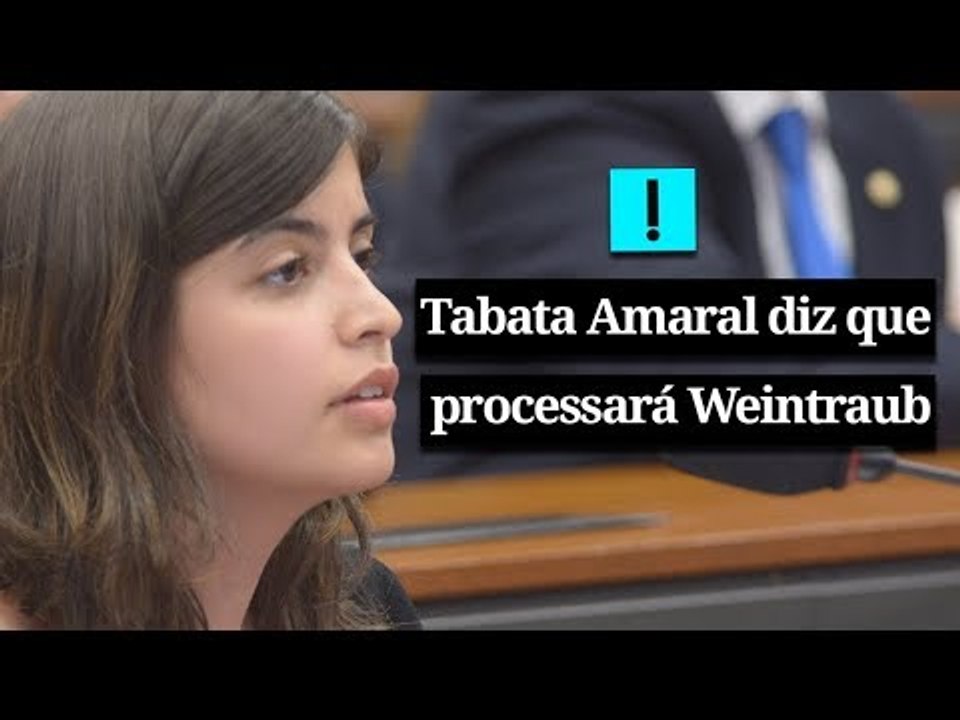 Tabata Amaral diz que vai processar ministro da Educação