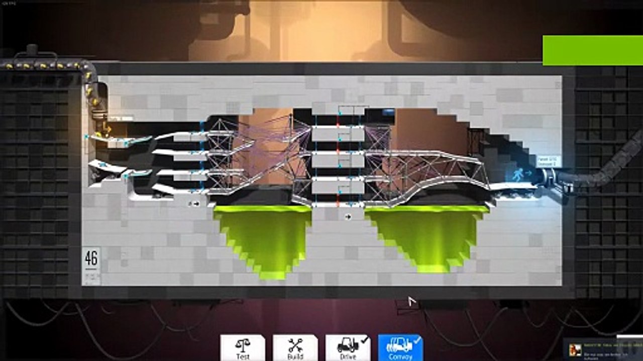Bridge Constructor Portal - Level 46