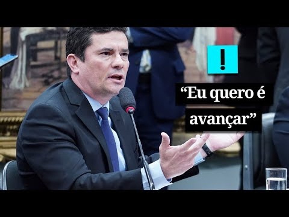 "Não quero barrar retrocessos. Eu quero é avançar", diz Moro sobre atuação na Justiça