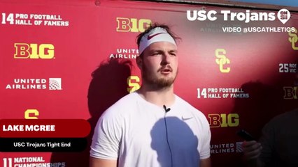 USC Tight End Lake McRee Adresses His Decision To Come Back For Another Year
