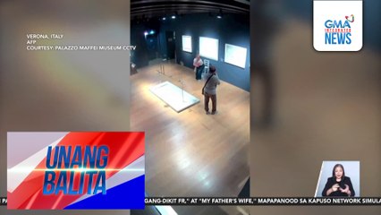 Obrang "Van Gogh" chair sa museum na nagkakahalaga ng halos P3M, inupuan at nasira ng turista | Unang Balita
