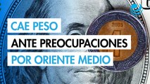 Peso mexicano cae por tercera jornada consecutiva ante preocupaciones por Oriente Medio