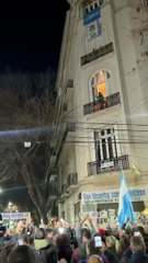 El saludo de CFK desde San José 1111