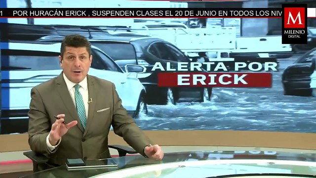 La gobernadora de Guerrero pide precaución ante las afectaciones causadas por el huracán 'Erick'