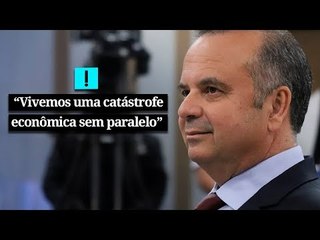 "Nós vivemos uma catástrofe econômica sem paralelo", diz Rogério Marinho
